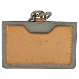 Louis Vuitton-Portafoglio lungo LOUIS VUITTON Monogram Titanium Portefeuille Cosmos Grigio Auth 50325-Marrone