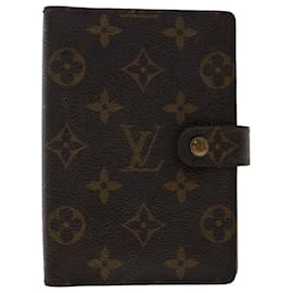 Louis Vuitton-LOUIS VUITTON Monogram Agenda PM Day Planner Cover R20005 LV Auth 50001-Monogram
