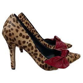 ISABEL MARANT Heels T.EU 38 Leather Beige