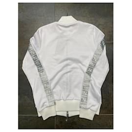 Fendi-Jackets-Silvery,White,Eggshell