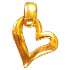 Colar com pingente Yves Saint Laurent em metal dourado Dourado
