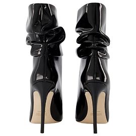 Paris Texas Botines Stiletto Slouchy en Charol Negro Negro
