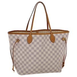 Louis Vuitton-LOUIS VUITTON Damier Azur Neverfull MM Tote Bag N41605 LV Auth 49961-Other