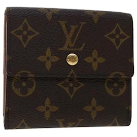 Louis Vuitton-LOUIS VUITTON Monogram Porte Monnaie Bier Cartes Crédit Wallet M61652 Auth yk8032-Monogramme