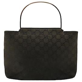 Gucci-Sac à main en toile GUCCI GG Gris 000.0801 auth 49942-Gris