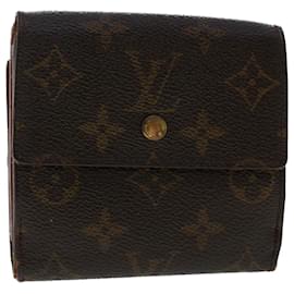 Louis Vuitton-LOUIS VUITTON Portafoglio Portefeuille Elise con monogramma M61654 LV Aut 50218-Monogramma
