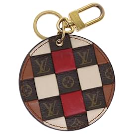 LOUIS VUITTON Porte Cles Illustre Key Holder Brown M00424 LV Auth