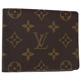 Louis Vuitton-LOUIS VUITTON Monogram Portefeuille Multipull Bifold Wallet M60895 auth 49956-Monogramme