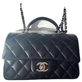 Chanel-Mini Top Handle Timeless-Black