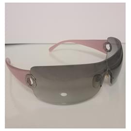 Bulgari-Bulgari sunglasses - mask shape-Pink