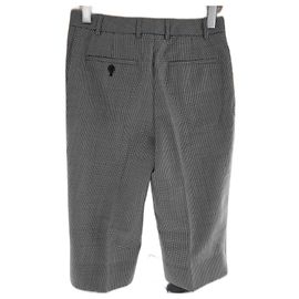 Givenchy Bermuda shorts houndstooth black and white wool Black