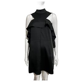 Self portrait Superbe robe cape Self-Portrait Noir