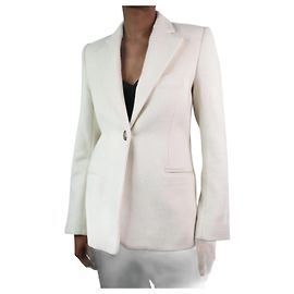 Khaite Cream wool and alpaca-blend blazer - size US 2 Cream