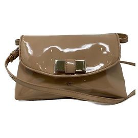 Chloé ***Bolsa de ombro esmaltada Chloe Bege