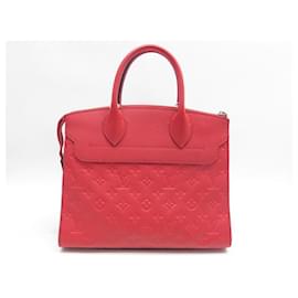 Louis Vuitton-NEW LOUIS VUITTON PONT NEUF LEATHER MONOGRAM EMPREINTE M HANDBAG41752 BAGS-Pink