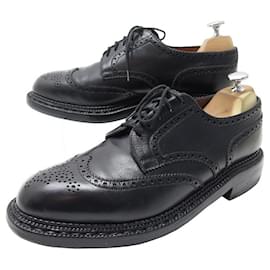 JM Weston-VINTAGE JM WESTON SHOES 590 TRIPLE INSOLES 8.5E 42.5 wide 43 SHOES-Black