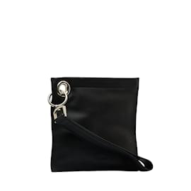 Loewe-Leather Cosmetic Pouch-Black