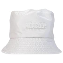 Moncler-Cappello da pescatore bianco-Bianco