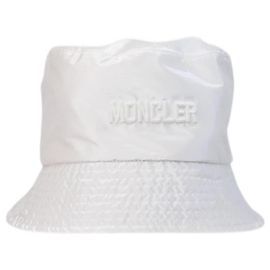 Moncler White bucket hat White