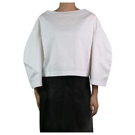 Rosie Assoulin Blouse blanche à manches larges - taille M Blanc