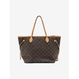 Sacs Louis Vuitton Neverfull Marron d'occasion