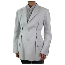 Jacquemus-Blue pocket detail fitted blazer - size UK 8-Blue