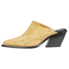 Anine Bing Mules Tania en daim marron - taille EU 38 Marron