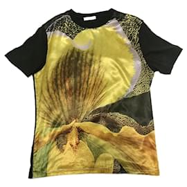 Top Givenchy in seta e cotone nero e giallo Nero Giallo