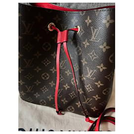 TOREBKA LOUIS VUITTON NEONOE WOREK Neo Noe LV MONOGRAM RED Bydgoszcz 