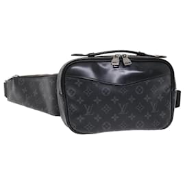 Louis Vuitton-LOUIS VUITTON Monogram Eclipse Bum Bag Sac à bandoulière M42906 Auth LV 49918-Autre