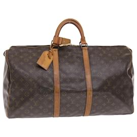 Louis Vuitton-Louis Vuitton-Monogramm Keepall 55 Boston Bag M.41424 LV Auth 50051-Monogramm