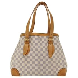 Louis Vuitton-LOUIS VUITTON Damier Azur Hampstead MM Tote Bag N51206 LV Auth ki3260-Other