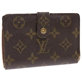 Louis Vuitton-LOUIS VUITTON Monogram Porte Monnaie Billets Viennois Wallet M61663 autenticación 50283-Monograma