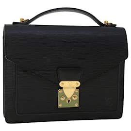 Louis Vuitton-Louis Vuitton Epi Monceau 28 Hand Bag 2Way Black M52122 LV Auth bs7195-Black