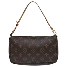 Louis Vuitton-LOUIS VUITTON Monogram Pochette Accessoires Pouch M51980 LV Auth 50290-Monogram