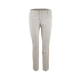 Louis Vuitton-Louis Vuitton Jeans with Beige Stripe-Eggshell