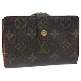 Louis Vuitton-LOUIS VUITTON Monogram Porte Monnaie Billets Viennois Wallet M61663 auth 50813-Monogram