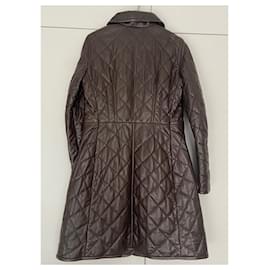 Polo Ralph Lauren-Lambskin coat from the RALPH LAUREN brand-Chocolate