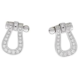 Fred-Fred earrings, "Strength 10", WHITE GOLD, diamants.-Other