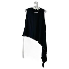 Robe Vanessa Bruno Denice Noir Blanc Viscose Noir Blanc