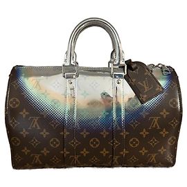Louis Vuitton Keepall Nebula 35 Marron Argenté