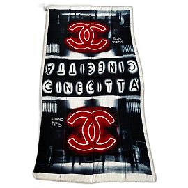 Chanel Schals Schwarz