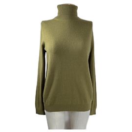 Autre Marque Jersey de cuello alto Jake's verde de cachemira Verde