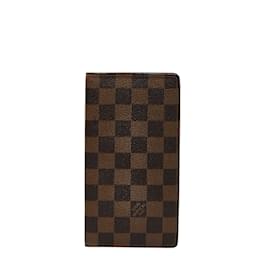 Louis Vuitton-Damier Ebene Brazza N61823-Brown