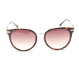 Gucci-Óculos de Sol Quadrados Coloridos-Marrom