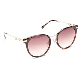 Gucci-Quadratische getönte Sonnenbrille-Braun