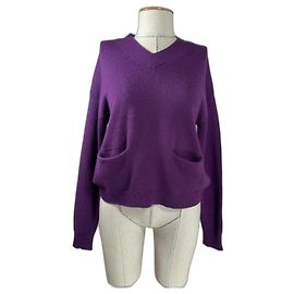 FTC Pullover aus Kaschmir und Lyocell Lila Lila