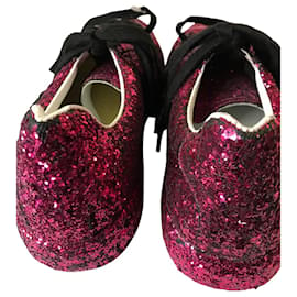 Autre Marque-Glitzernde Bons Baisers-Sneaker von Paname-Pink