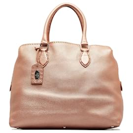 Fendi-Fendi Pink Selleria Tote Bag-Pink