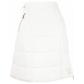 Chanel 00a 2000 Fall runway Karl Lagerfeld skirt warm CC Sports Line White